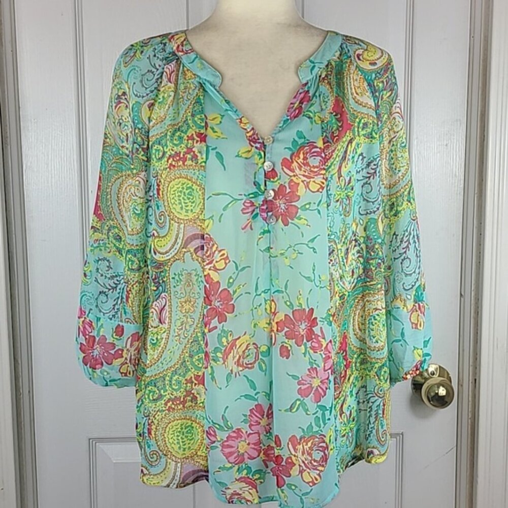 Figueroa & Flower Boho Blouse